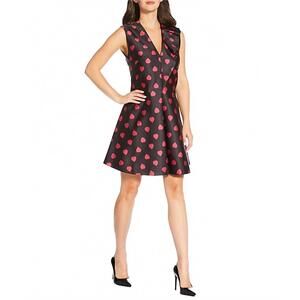 NEW TARA JARMON rumba mini dress in noir